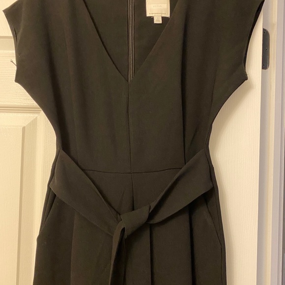 Anthropology Black Cropped Jumpsuit - Picture 4 of 7